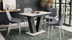 Стол обеденный раскладной Чинзано тип 1, моод темный 