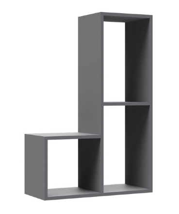 Навесная полка Гира ГН-2, Графит серый 