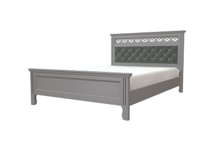 Кровать из массива Грация, Антрацит 