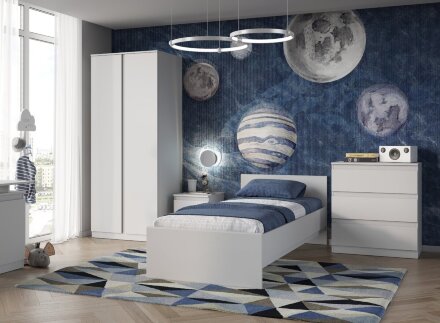 Кровать односпальная Stern (Штерн), белый 