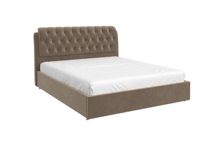 Кровать Белиста, серо-бежевый (вариант 2)  